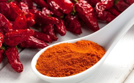 Κόκκινο πιπέρι τσίλι Jolokia σκόνη ("Ghost Chilli")