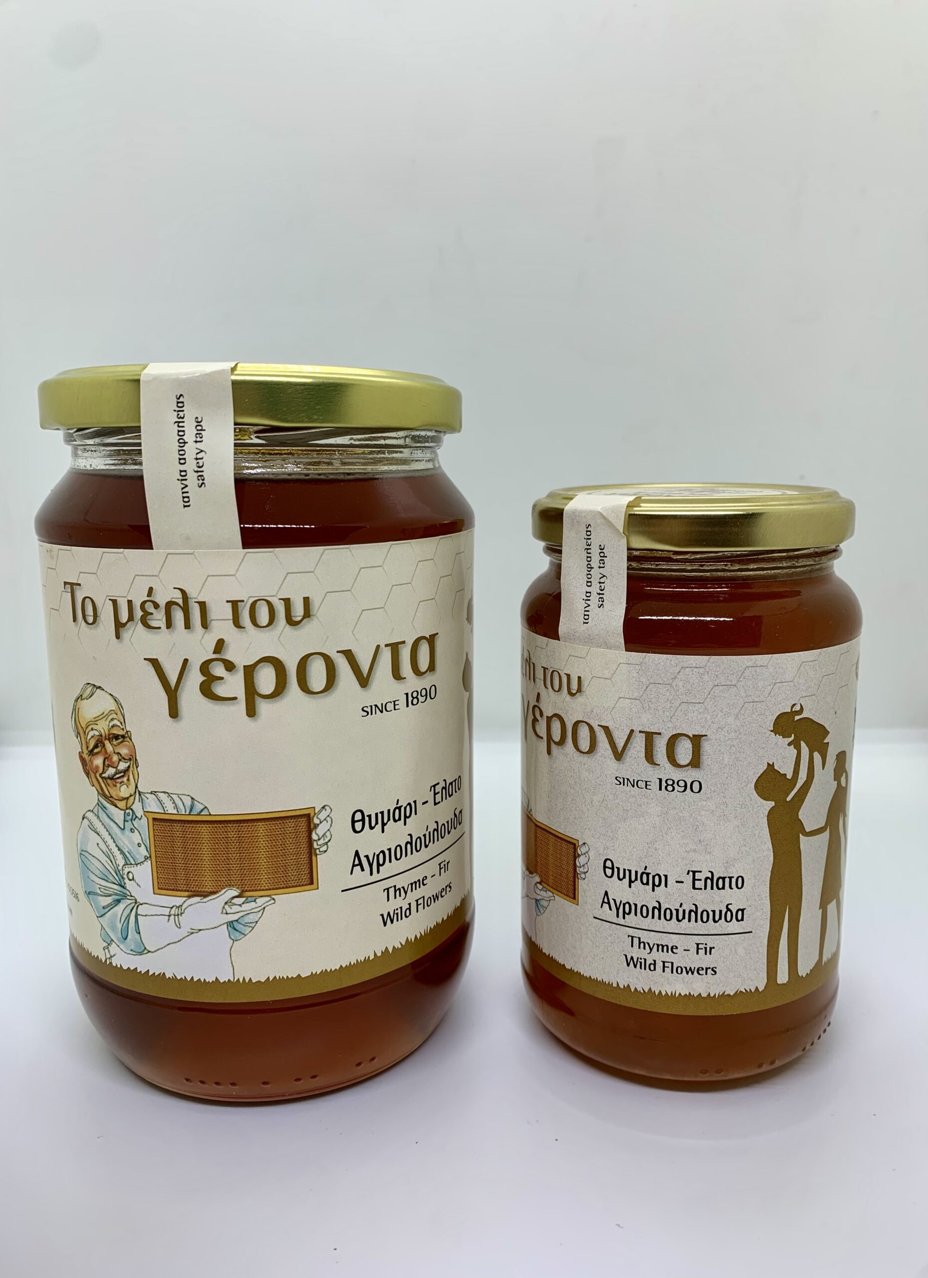 Meli_Thymari Μέλι του Γέροντα Θυμάρι-Έλατο-Αγριολούλουδα - Image 1